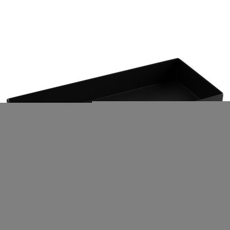 Раковина из сантехнического фарфора Ceramica Nova ELEMENT CN6072MB 80х40 накладная цвет черный без отверстий под смеситель