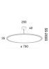 Светильник подвесной Maytoni Cosmos (Космос) MOD057PL-L78W4K