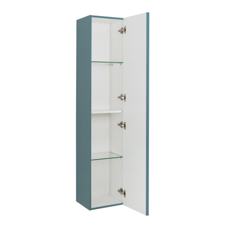 Шкаф-пенал BelBagno KRAFT KRAFT-1600-1A-SC-AO 30х160 подвесной цвет голубой