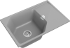 Кухонная мойка Rivelato LOCUS LS-75 grigio metallizzat 75х50 цвет серый