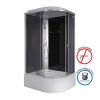 Душевая кабина Niagara Eco E120/80/40L/TN 120х80 асимметричная с крышей ориентация левая