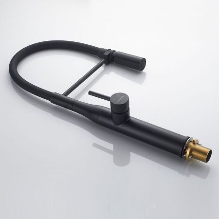 Смеситель для кухни Shevanik S123H-3 на мойку черный