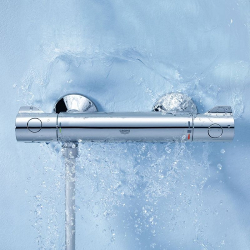 Смеситель Grohe Grohtherm 34558000 настенный хром с термостатом - фото 3