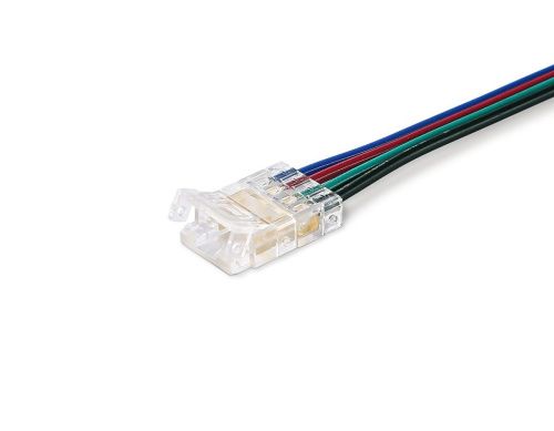 Соединитель гибкий односторонний COB RGB 12/24V для лент 10mm Ambrella Light LED Strip 24V (ЛЕД Стрип 24В) GS7411 - фото 4