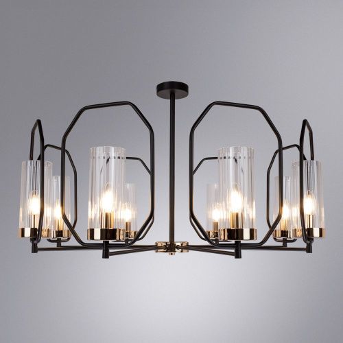Люстра потолочная Arte Lamp Celaeno (Целаено) A7004PL-8BK - фото 2