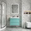 Тумба под раковину Art&Max PLATINO AM-Platino-750-2C-SO-MM 80х50 подвесная цвет зеленый