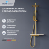 Душевая стойка RGW Shower Panels 51140134-06 настенная цвет золото с термостатом