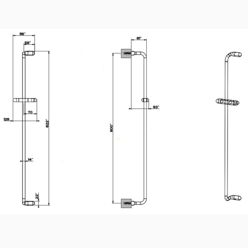Душевая штанга Gessi Goccia 33644#279 цвет белый - фото 2