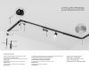 Шинопровод низковольтный для монтажа в натяжной потолок Ambrella Light Track System (Трацк Сыстем) GL1945