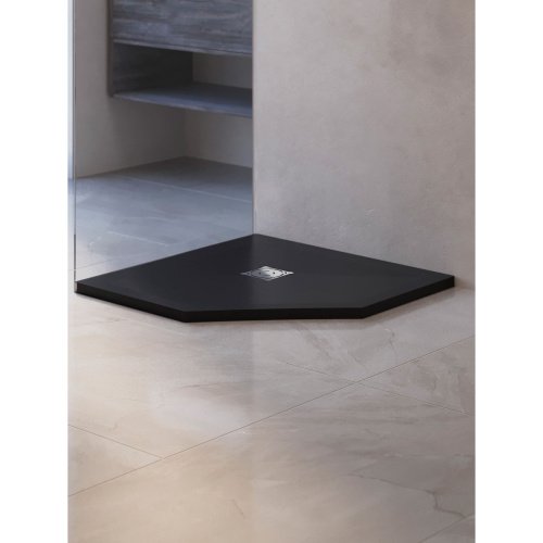 Душевой поддон RGW Stone Tray 16155099-02 90x90  искусственный камень серый - фото 5