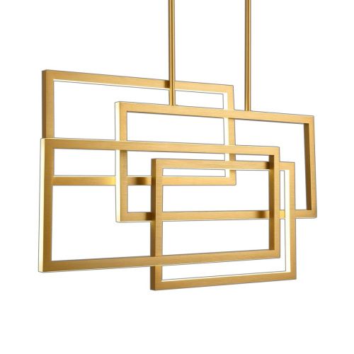 Люстра на штанге Natali Kovaltseva Loft (Лофт) LED LAMPS 81128 GOLD - фото 2