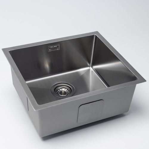 Кухонная мойка Grandex Aqua PROLINE 50 300083 51х45 цвет сатин поверхность матовая - фото 2