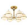 Люстра на штанге Lumina Deco Tivoli (Тиволи) LDC 8050-6 GD