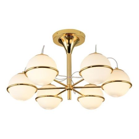 Люстра на штанге Lumina Deco Tivoli (Тиволи) LDC 8050-6 GD