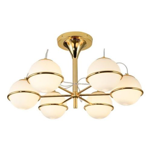 Люстра на штанге Lumina Deco Tivoli (Тиволи) LDC 8050-6 GD - фото 3