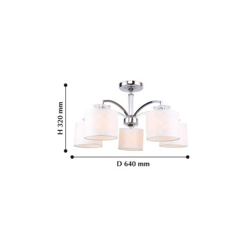 Люстра на штанге F-Promo Modum (Модум) 2199-5U - фото 3