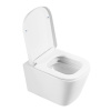 Унитаз подвесной BelBagno ALBANO BB120CHR/BB120SC белый с сиденьем микролифт безободковый каскадный смыв