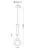 Светильник подвесной Myfar Covey (Цовеы) MR1040-1P