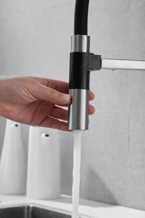 Смеситель для кухни Rose R133L на мойку сатин