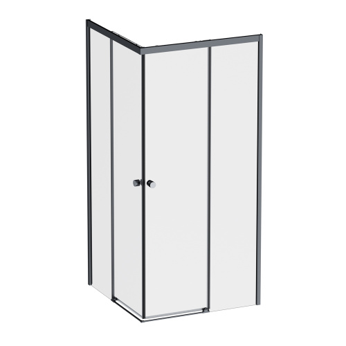 Душевой уголок Am.Pm X-Joy W94G-403-9090-BТ 88х88 стекло прозрачное профиль черный матовый - фото 2