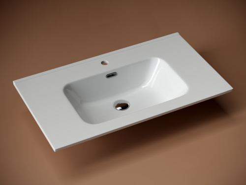 Раковина Ceramica Nova ELEMENT 81 см CN7005 накладная цвет белый - фото 3