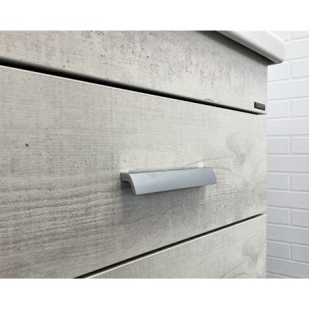 Тумба с раковиной Comforty Никосия 00-00005792CF 70х50 подвесная цвет серый