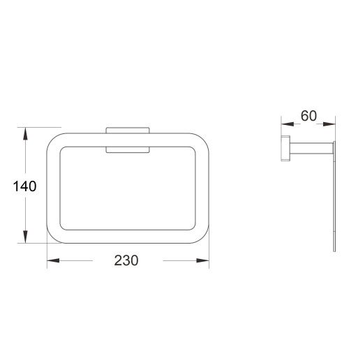 Кольцо для полотенец Shevanik SG56C SG5606C - фото 3
