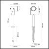 Грунтовый светильник Odeon Light Stima (Стима) 6647/10GL