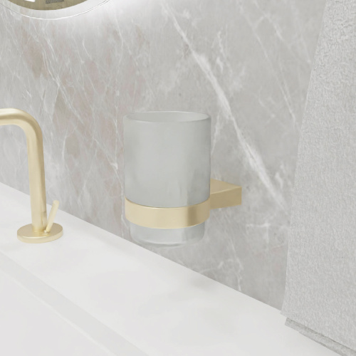 Стакан для зубных щеток Fixsen Trend gold FX-99006 - фото 3