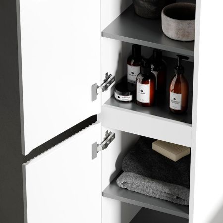 Шкаф-пенал Sancos SNOB R PSNR35W 40х170 подвесной цвет белый