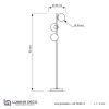 Торшер Lumina Deco Fratte (Фратте) LDF 6030-3 CHR