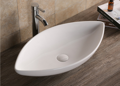 Раковина из сантехнического фарфора Cerutti SPA CR7093A 70х38 накладная цвет белый