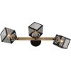 Спот Reluce 01591-3.3-03B BK+FGD+WOOD