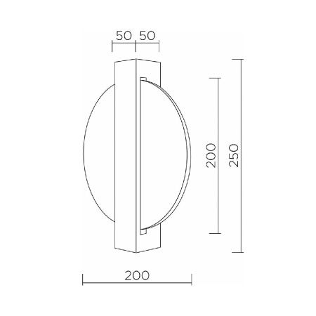 Светильник настенный LED4U L7366-2 BS