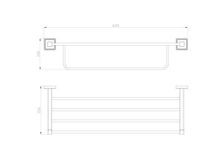 Полотенцедержатель Wonzon & Woghand Roma WW-7281
