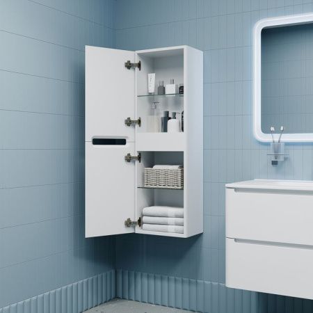 Шкаф-пенал Iddis Edifice EDI35W0i97 40х110 подвесной цвет белый