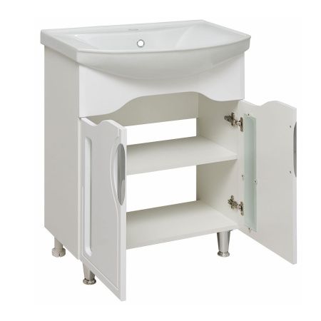 Тумба под раковину Runo ТОЛЕДО 00000001038 60х30 напольная цвет белый
