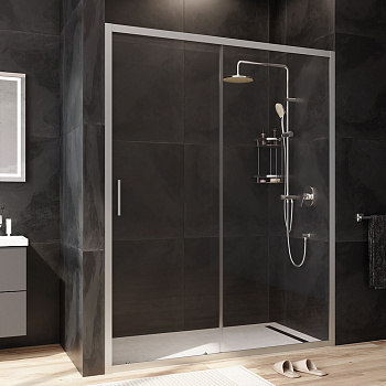 Душевая дверь Am.Pm Gem W90G-150-1-195MT 150х195 стекло прозрачное профиль хром матовый