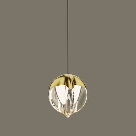 Светильник подвесной Delight Collection MD24001033-1A gold/clear