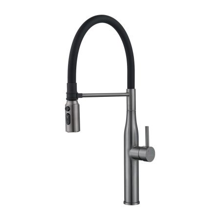 Смеситель для кухни Shevanik S123T-3 на мойку оружейная сталь