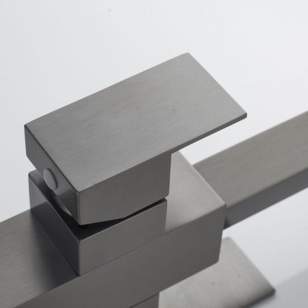 Смеситель для кухни Shevanik S148T на мойку оружейная сталь