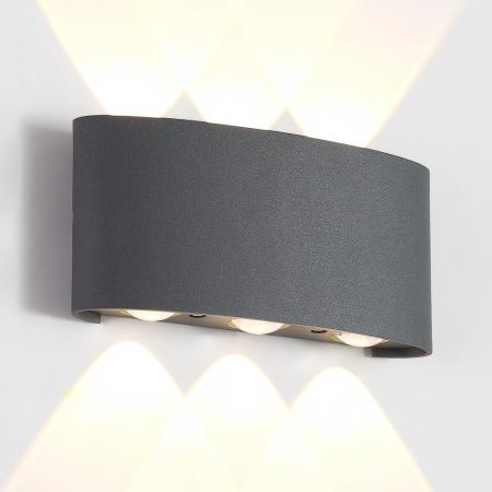 Уличный настенный светодиодный светильник Crystal Lux CLT 023 CLT 023W3 DG