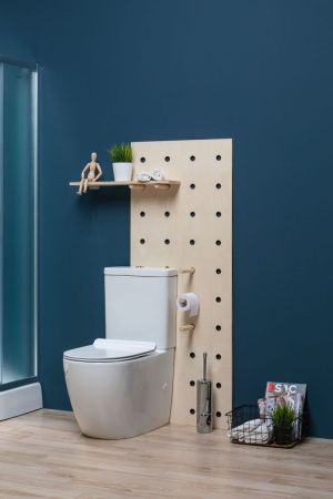 Чаша унитаза напольная Aquanet Cetus CETUS-C1 цвет белый без бачка с сиденьем микролифт безободковая каскадный смыв