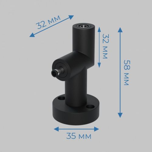 L-соединитель (IN-OUT) IMEX Thin and Smart (Тхин анд Смарт) IL.0060.4003-BK - фото 2