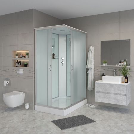 Душевая кабина Niagara Classic 439753Q 90х70 прямоугольная с крышей ориентация универсальная