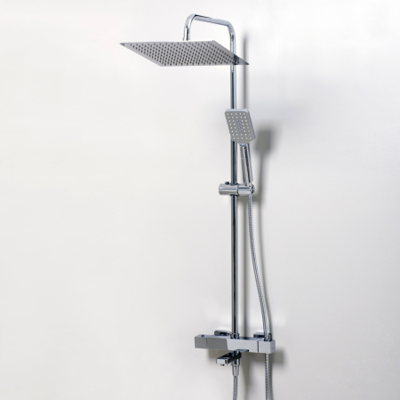 Душевая стойка WasserKRAFT A19901 настенная цвет хром с термостатом