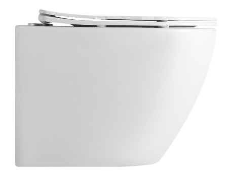 Унитаз подвесной Тритон Verso Щ0000060994 белый с сиденьем микролифт безободковый смыв торнадо