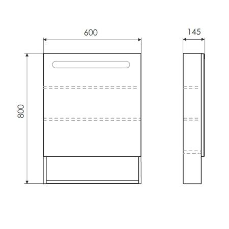 Зеркало-шкаф Comforty Никосия 00-00014144CF 60х80 подвесной цвет бежевый