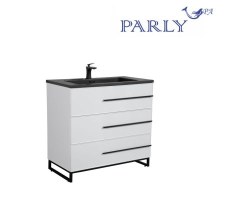 Тумба с раковиной Parly Bella Bella-T90 90х50 подвесная цвет белый