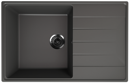 Кухонная мойка Ulgran Quartz Prima 780-09 78х50 цвет асфальт